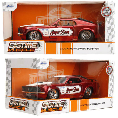 1970 Ford Mustang Boss 429 ミニカーJADATOYS 1:24 BTM
