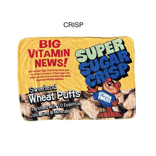 ふわふわ もこもこ Advertising BOA BLANKET 膝掛け ブランケット CRISP