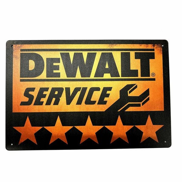 DEWALT  サインボード　メタルサイン　A4　ガレージ　ブリキ看板
