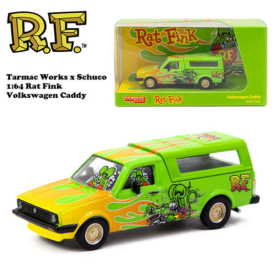 RAT FINK  ラットフィンク ミニカーTarmac Works x Schuco 1:64 Rat Fink Volkswagen Caddy