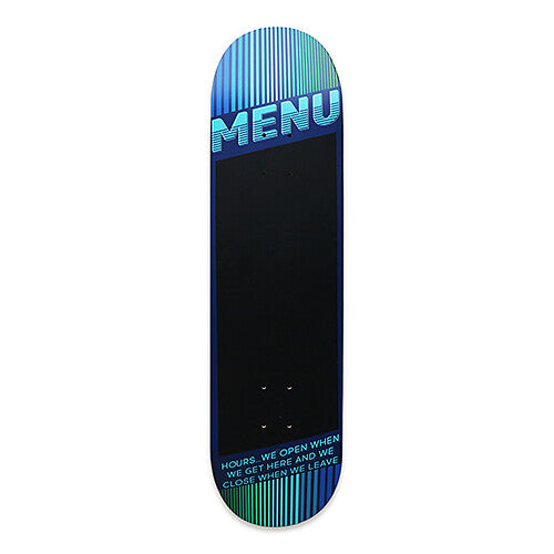 スケートボード チョークボード メニュー WOOD SKATE BLUE