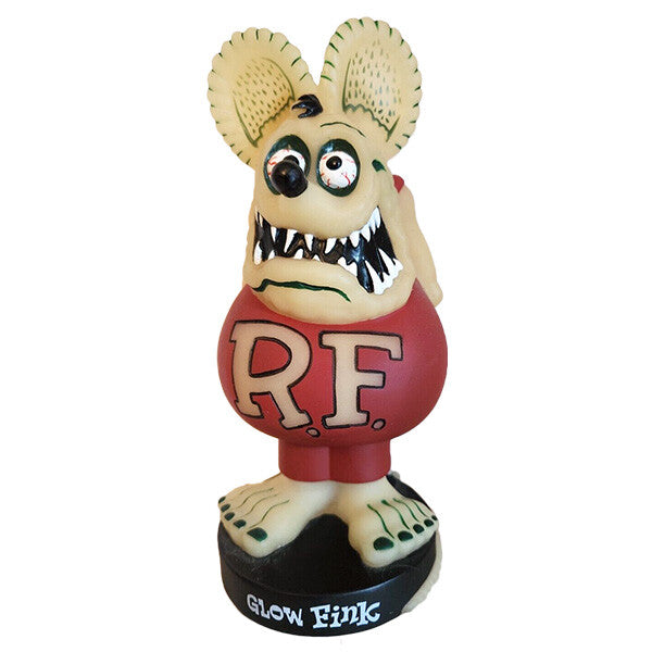 RAT FINK  ラットフィンク ボビングヘッド　GLOW FINK（蓄光）【FUNKO】