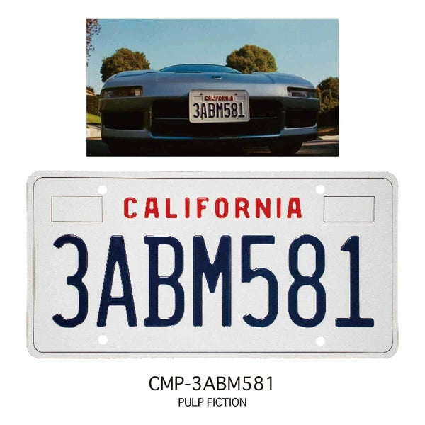 CM PLATE CMプレート ライセンスプレート【MOVIE ムービー】3ABM581（THE WOLF)