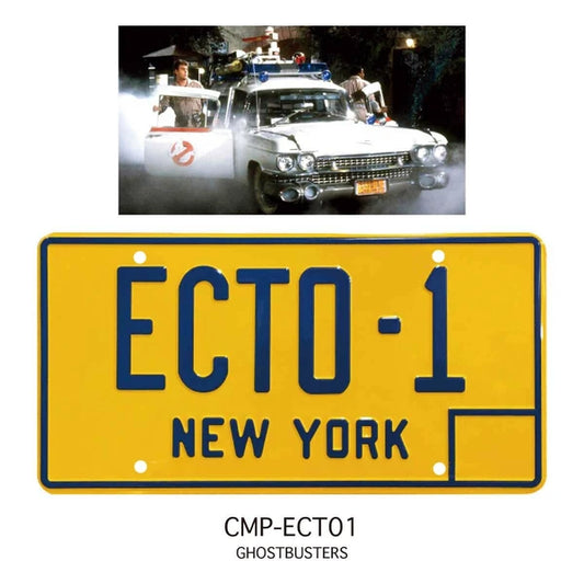 CM PLATE CMプレート ライセンスプレート【MOVIE ムービー】ECTO-1（GHOST BUSTERS）