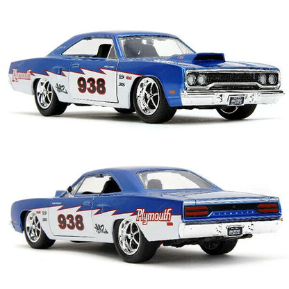 JADATOYS 1:24 BTM 1970 Plymouth Road Runner 938 ミニカー