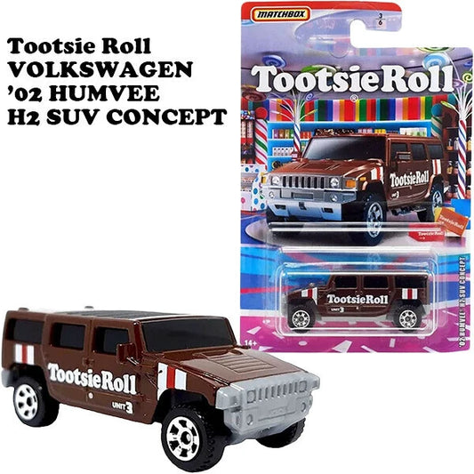 MATCH BOX 1:64 FOOD SERIES【Tootsie Roll / '02 HUMMER H2 SUV】