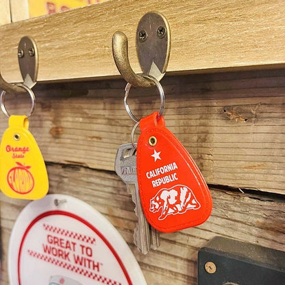 U.S.A SADDLE KEY TAG  サドルキータグ  MICHIGAN_BLUE