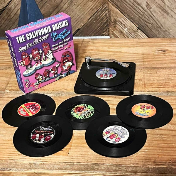 RECORD COASTER レコード コースター 6枚セット RAISIN