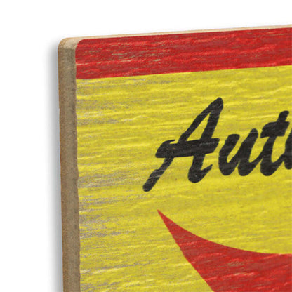 Hot Wheels Flames Authorized Dealer ホットウィール  ウッド サインボード