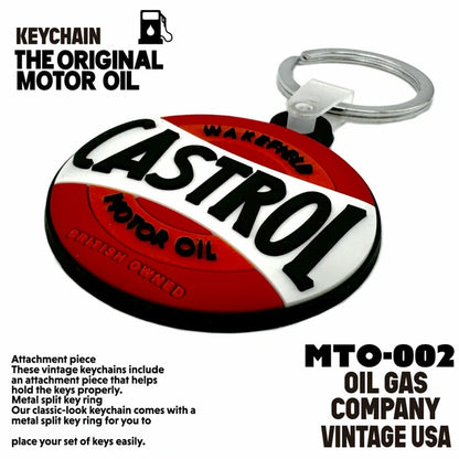 ソフトラバーキーホルダー　CASTROL　キーホルダー