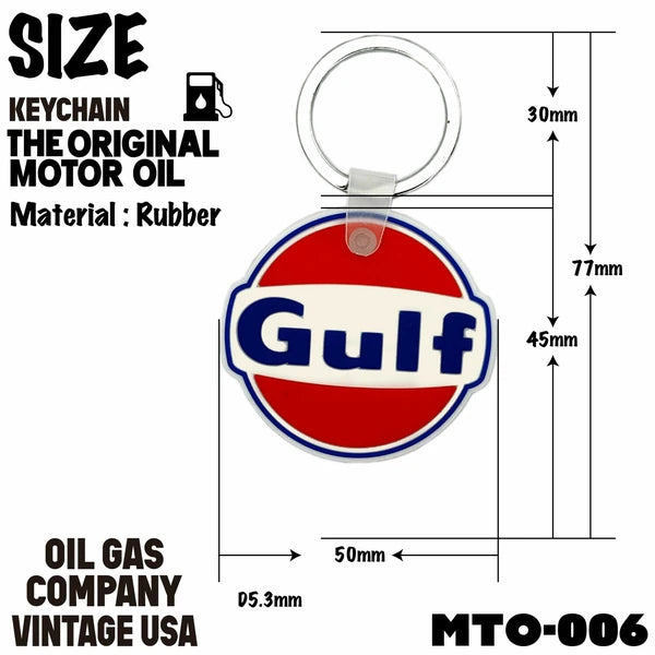 ソフトラバーキーホルダー　GULF　キーホルダー