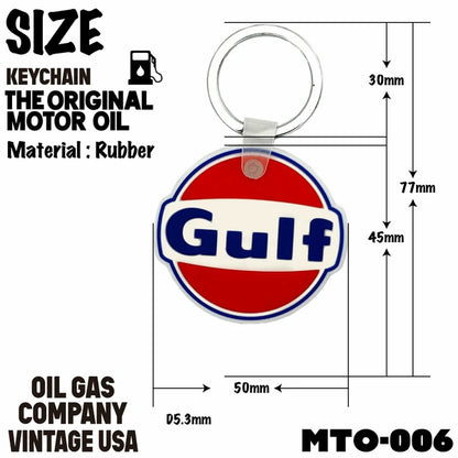 ソフトラバーキーホルダー　GULF　キーホルダー