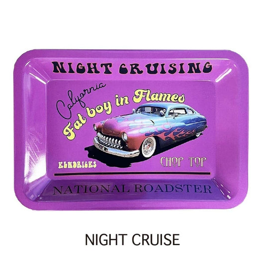 【70's レトロヴィンテージ】【カラフルポップアート】 マルチトレイ KENDRICKS part.1  NIGHT CRUISE