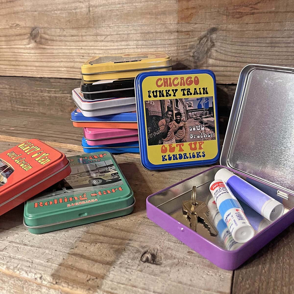 【70's レトロヴィンテージ】MULTI CASE マルチケース DRAG RACE KENDRICKS