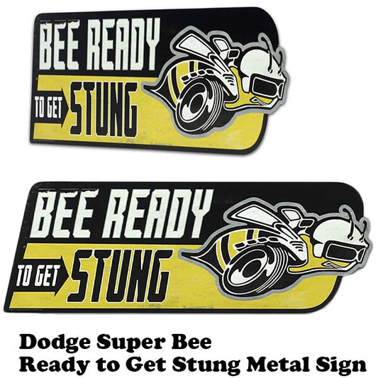 DODGE SUPER BEE ダイカット メタルサイン