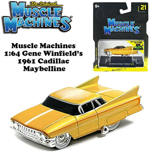 Muscle Machines 1:64 Gene Winfield’s 1961 Cadillac Maybelline 【マッスルマシン】ミニカー