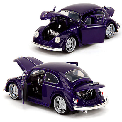 WEDNESDAY VW Beetle w/WEDNESDAY ADDAMS 1:24【 ウェンズデー ミニカー】