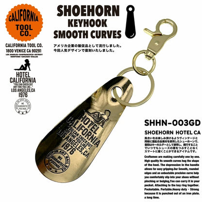 シューホーン　キーホルダー　靴ベラ　ビンテージ　ピンナップ ガール　ゴールド