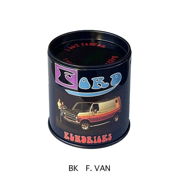 【70's レトロヴィンテージ】ブリキラウンド缶 KENDRICKS part.1   BK F. VAN