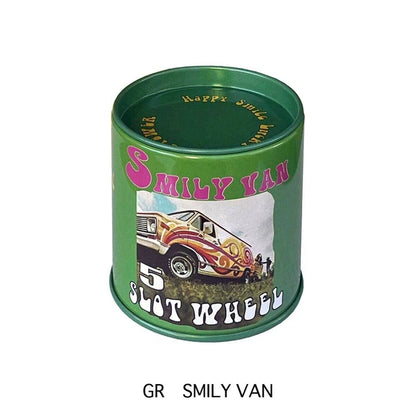 【70's レトロヴィンテージ】ブリキラウンド缶 KENDRICKS part.1  GR SMILY VAN