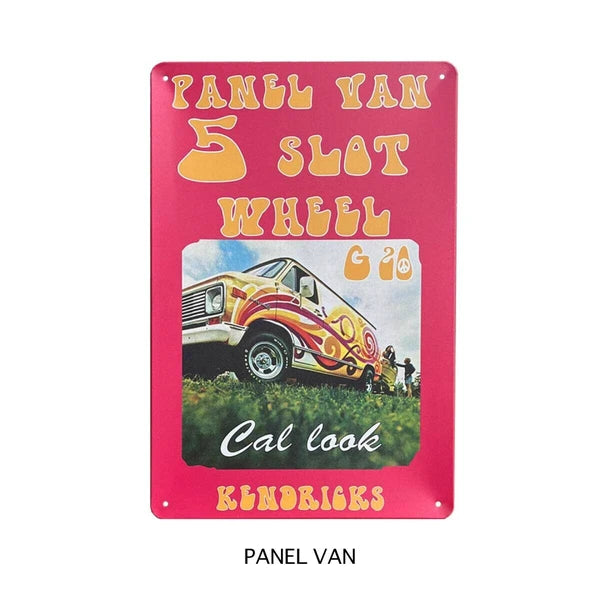 【70's レトロヴィンテージ】ティン看板 KENDRICKS Part.2 PANEL VAN