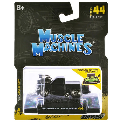 【マッスルマシン】ミニカー Muscle Machines 1:64 1993 Chevrolet 454 SS Pickup Blackout