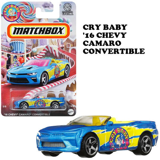MATCH BOX 1:64 FOOD SERIES【CRY BABY / '16 CHEVY CAMARO CONVERTIBLE】マッチボックス