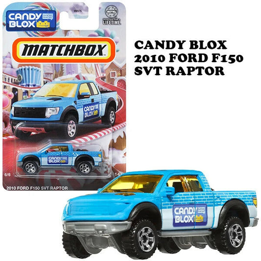 MATCH BOX 1:64 FOOD SERIES【CANDY BLOX / 2010 FORD F150 SVT RAPTOR】マッチボックス