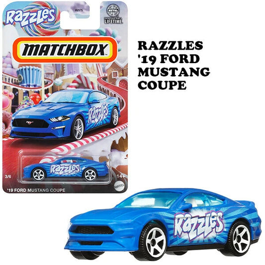 MATCH BOX 1:64 FOOD SERIES【RazzLes / '19 FORD MUSTANG COUPE】マッチボックス