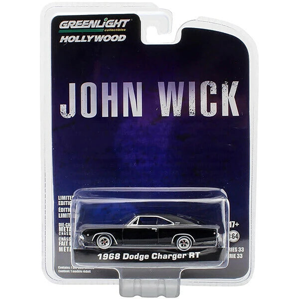 1:64 John Wick 1968 Dodge Charger RT【ジョン・ウィック】ミニカー
