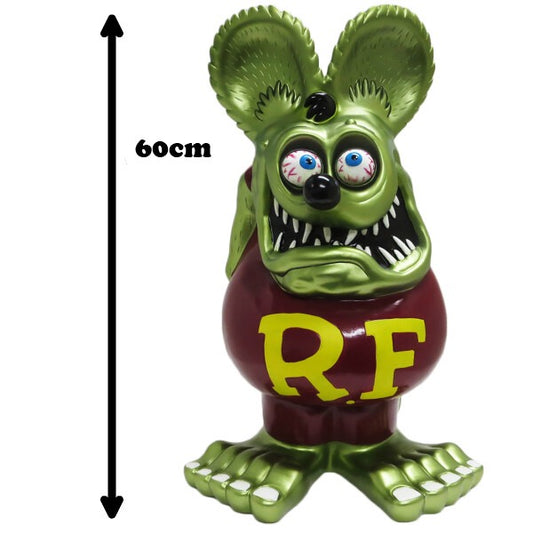 RAT FINK  ラットフィンク ジャンボ コインバンク  メタリックグリーン【 FUNKO 】