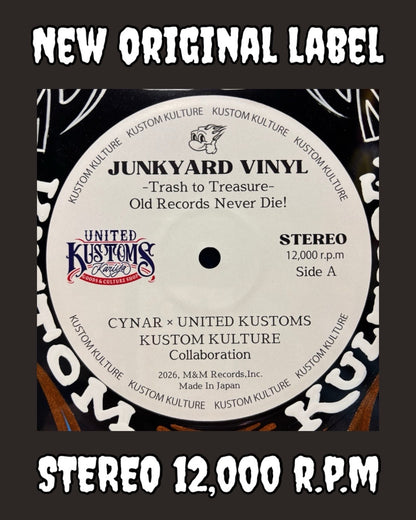 CYNAR × UNITED KUSTOMS「JUNKYARD VINYL #003」