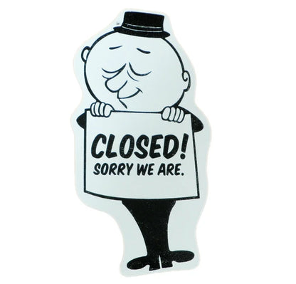 【BURGIE PLYWOODS SIGN】オープン  クローズ  サインボード