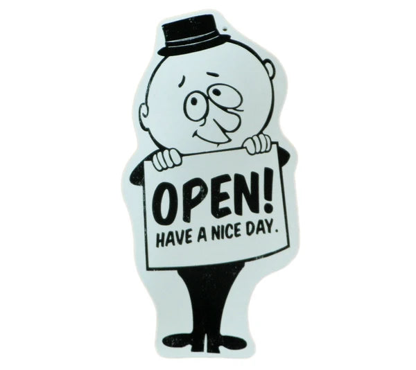 【BURGIE PLYWOODS SIGN】オープン  クローズ  サインボード