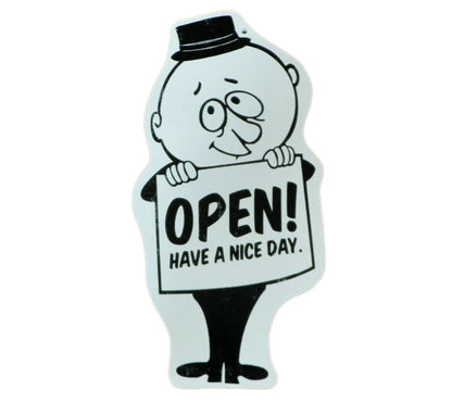 【BURGIE PLYWOODS SIGN】オープン  クローズ  サインボード