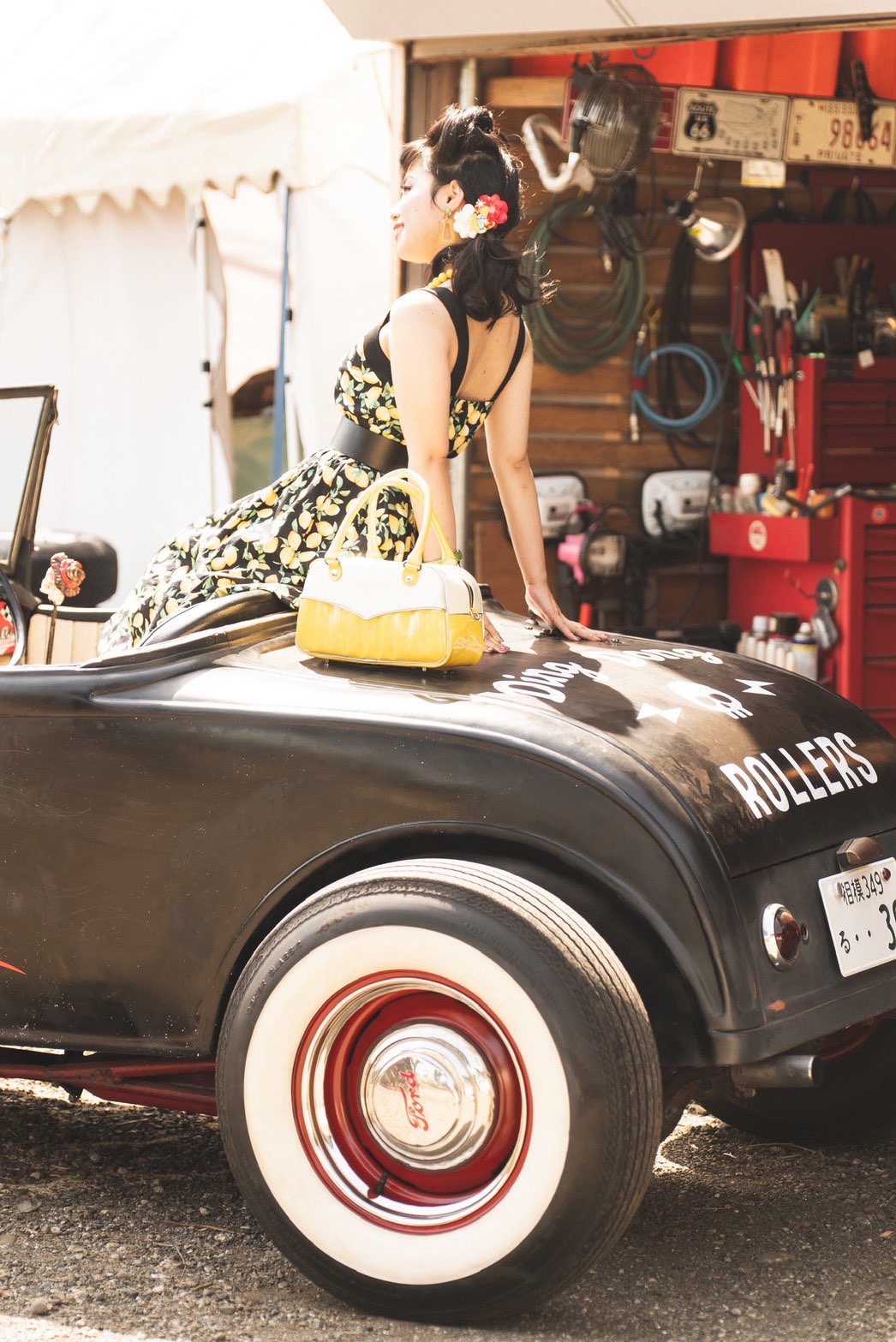 DINER  RACER 「Genuine Leather Soul Charm」ハンドメイドキーホルダー　