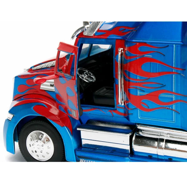 TRANSFORMERS OPTIMUS PRIME WESTERN STAR 5700　【トランスフォーマー オプティマス プライム ミニカー】