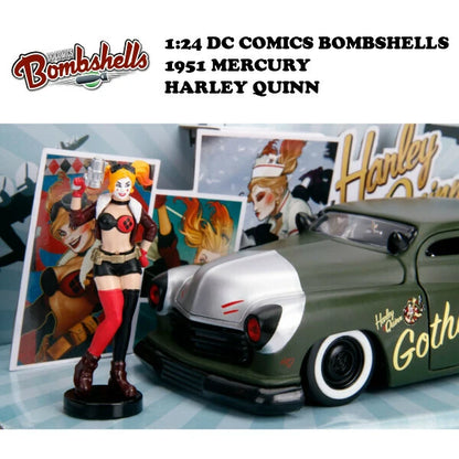 1:24 DC COMICS BOMBSHELLS 1951 MECURY & HARLEY QUINN ミニカー