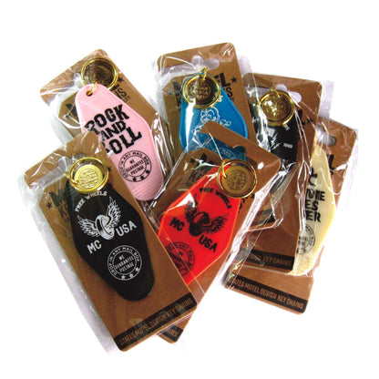 TATTOO TWO FACE　BLACK  モーテルキー　キータグ　キーホルダー