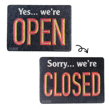 REVERSIBLE SIGN MAT【OPEN/CLOSED】玄関マット