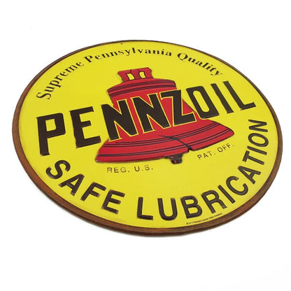 PENZOIL DIECUT エンボスメタルサイン