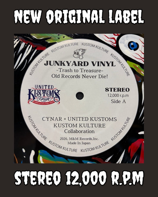 CYNAR × UNITED KUSTOMS「JUNKYARD VINYL #002」