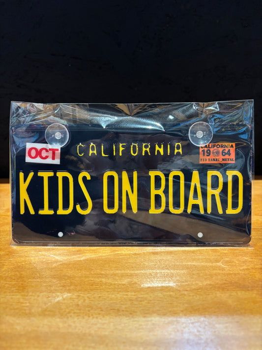 オリジナル KIDS&BABYサインプレート California 1963-1970 black