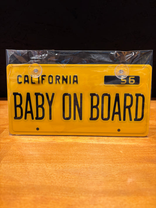 オリジナル KIDS&BABYサインプレート California 1956-1962 yellow
