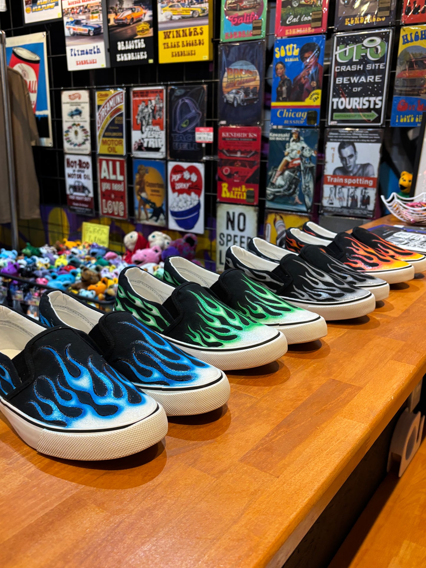 A.C.M SHOP 「FLAMES SHOES」GRAY