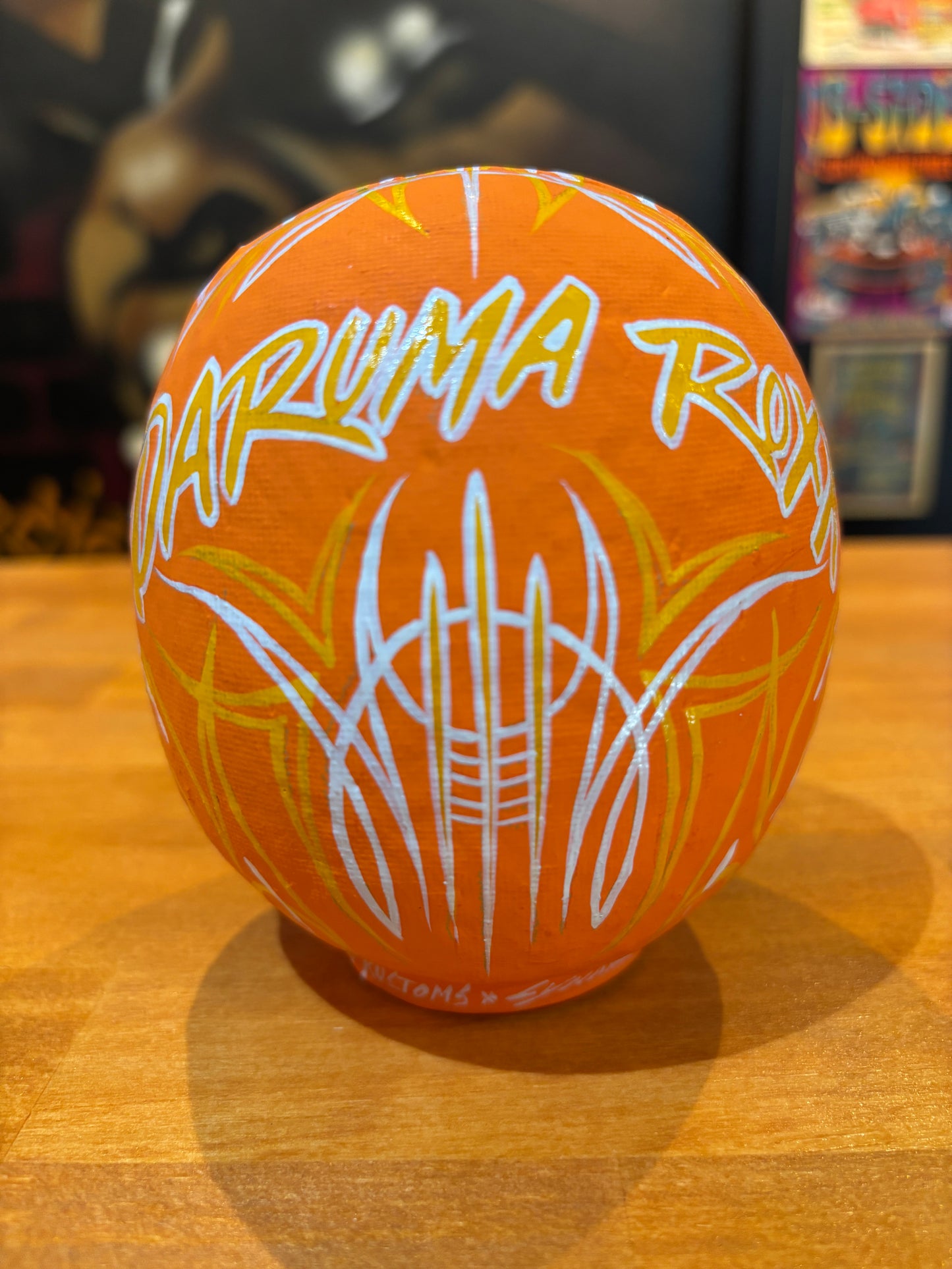 カスタム達磨「DARUMA ROXX」オレンジ