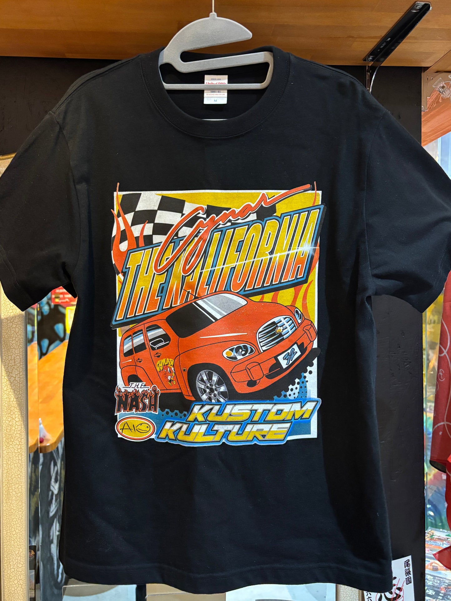 THE KALIFORNIA 「KUSTOM KULTURE H.H.R」Tシャツ ブラック