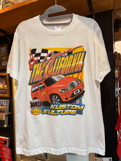 THE KALIFORNIA 「KUSTOM KULTURE H.H.R」Tシャツ ホワイト