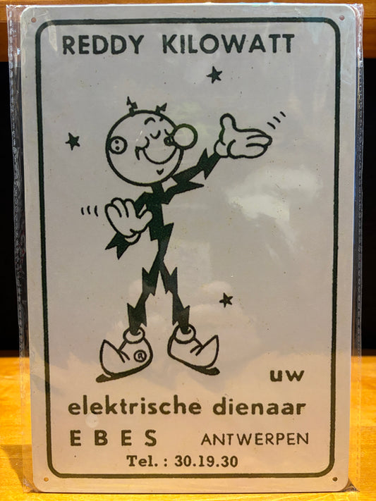 Reddy Kilowatt サインボード　メタルサイン　A4