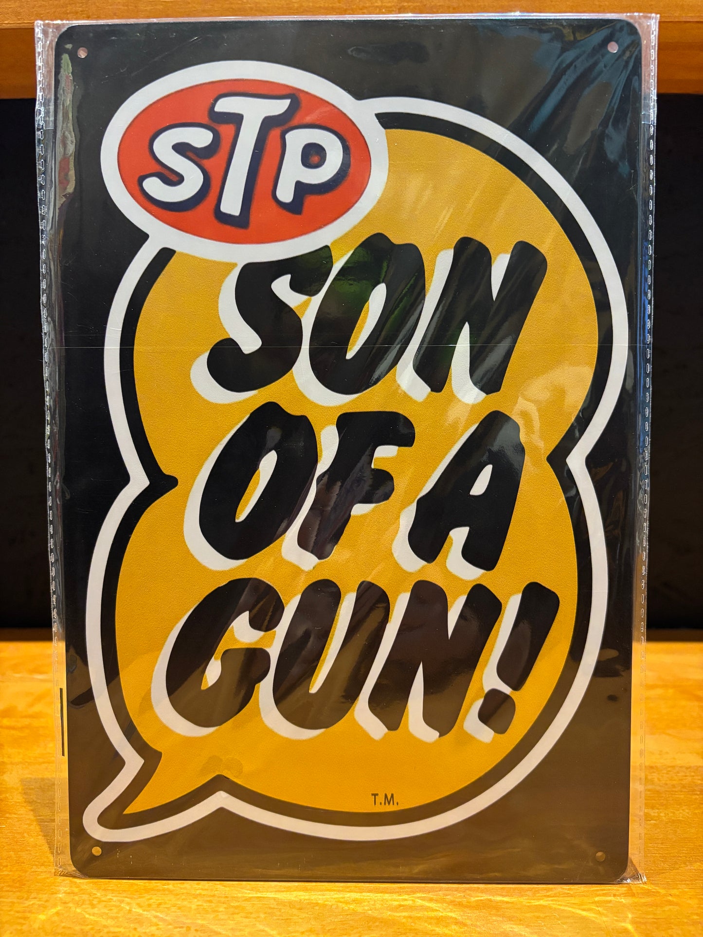 STP SON OF... サインボード　メタルサイン　A4